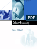 Delivery Processing: Sales & Distribution