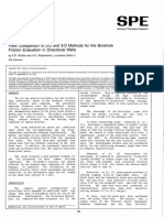 Field Comparison of 2-D and 3-D Methods For The Borehole Friction Evaluation in Directional Wells