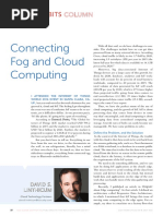 Connecting Fog and Cloud Computing