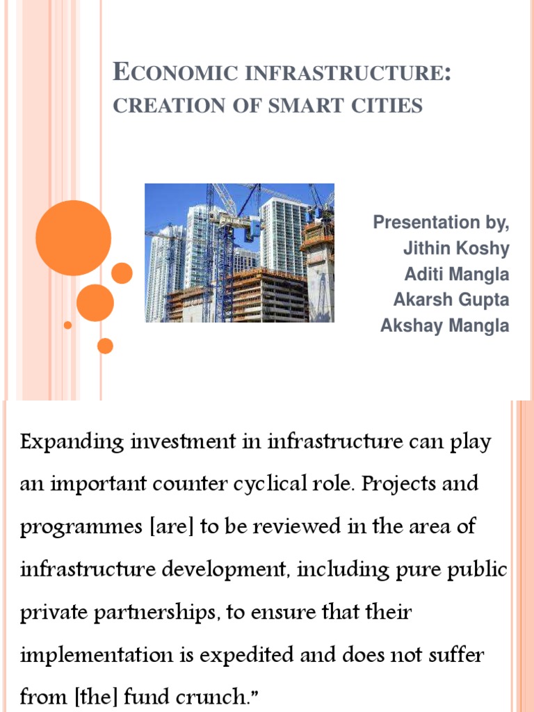 Economicinfrastructure | PDF | Infrastructure | Public–Private Partnership