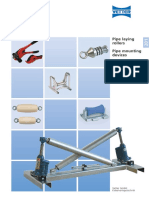 201 Pipe Laying Rollers Pipe Mounting Tools