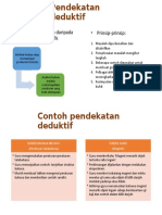 Pendekatan Deduktif