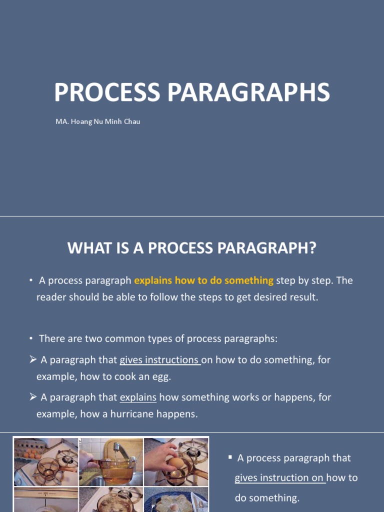 Process Paragraphs PDF | PDF | Paragraph