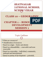 Bhatnagar International School Paschim Vihar Class 10 - Geography