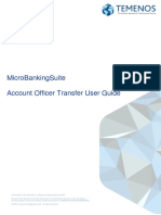 Microbankingsuite Account Officer Transfer User Guide