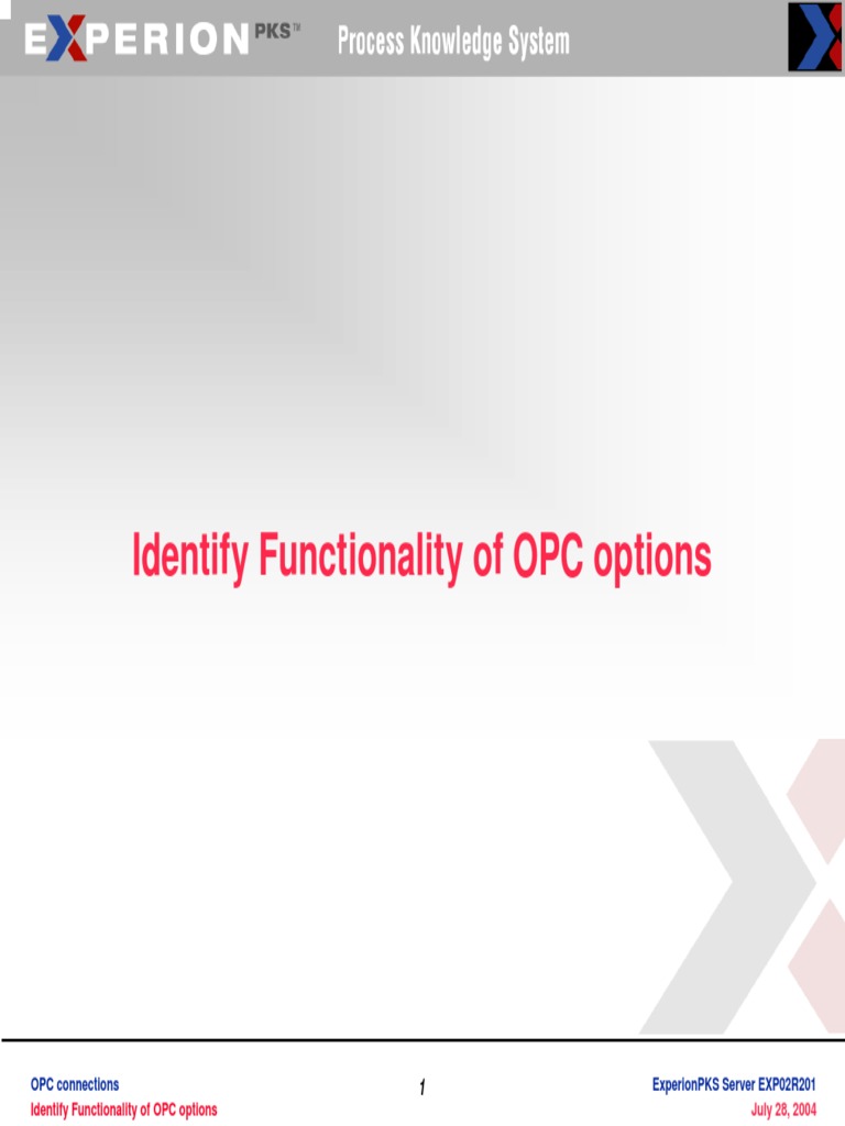 21 - 02R201 - 1 - OPC Connections | PDF | Computer Standards | Areas Of ...
