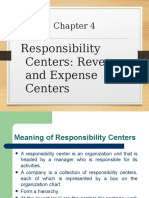 Responsibility Centers: Revenue and Expense Centers