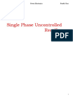 Single Phase Uncontrolled Rectifier: DR - Arkan A.Hussein Power Electronics Fourth Class