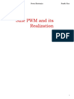 Sine PWM and Its Realization: DR - Arkan A.Hussein Power Electronics Fourth Class