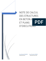 Note de Calcul Des Structures en Beton Arme Et Plansd