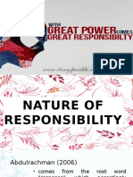 Nature of Responsibility