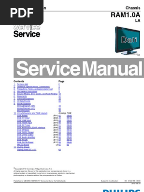 Philips+RAM1 0A+LA | PDF | Hdmi | Soldering