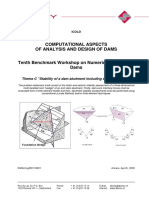 ICOLD - 10th Benchmark Workshop On Numerical Analysis of Dams - Paris 2009 PDF