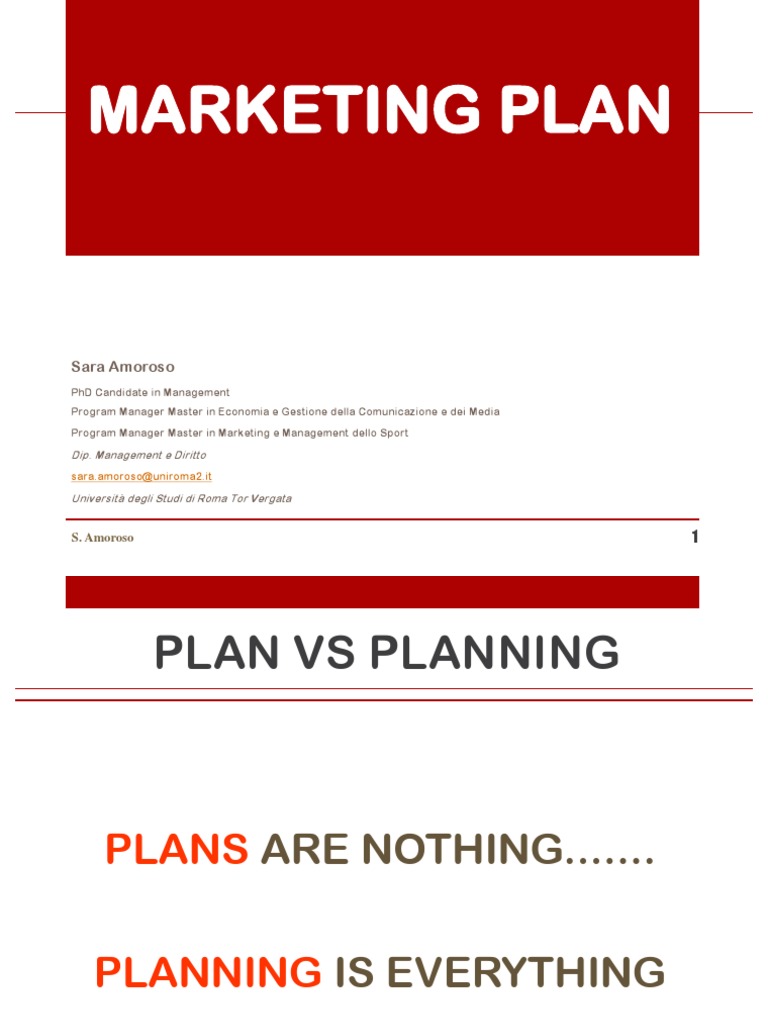 Comprehensive Marketing Plan Guide | PDF | Marketing Strategy | Market ...