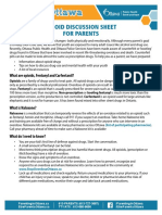 Opioid Discussion Sheet For Parents v2017