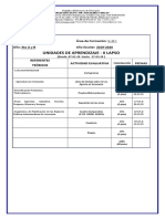 Unidades de Aprendizaje - Ii Lapso: Profesor: ANA HIGUERA Área de Formación: G-H-C Año: 4to A y B Año Escolar: 2019-2020