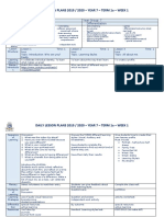 Daily Lesson Plans 2019 / 2020 - Year 7 - Term 1A - Week 1