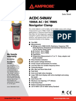 Acdc-54Nav: 1000A Ac / DC Trms Navigator Clamp