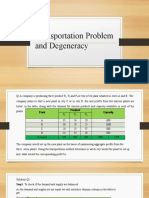 Chapter - Practical Example of Degeneracy and Vam Solution