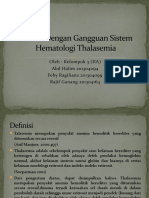 ASKEP Dengan Gangguan Sistem Hematologi Thalasemia