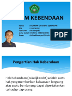 Hukum Kebendaan Uts