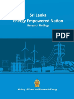 Sri Lanka Energy Empowered Nation Research Findings PDF