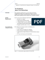 Supplement - Dealer/Technician Configuration Program: User Instructions