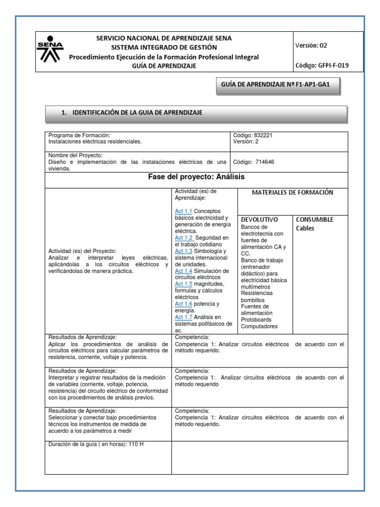 GFPI-F-019 - Guia de Aprendizaje - F1-AP1-GA1 - Analisis PDF | PDF ...