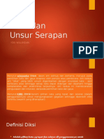 Diksi Dan Unsur Serapan Oke