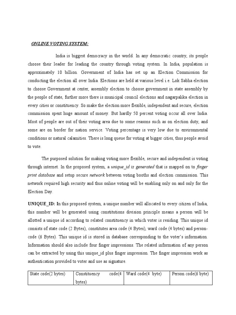 Online Voting System with Biometrics | PDF | Image Segmentation ...