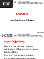 Lesson 2: Installing Oracle Software