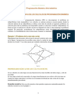 Programación Dinámica Determinística