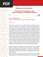 Download Diffusion of Innovations Theoretical Perspectives and Future Prospects of Diffusion Studies by ammar SN45755049 doc pdf