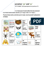 Pronunciation GN and Ou Practice