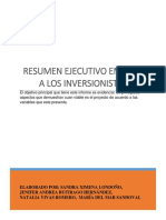 Trabajo de Informe Ejecutivo