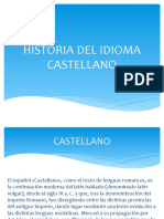 Historia Del Idioma Castellano