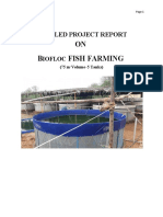 ON B Fish Farming: Detailed Project Report