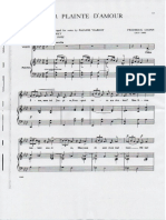 Plainte D'amour - Chopin - Viardot PDF