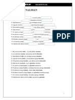 Ejercicios condicionales en euskera