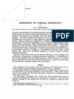 Assesment Corneal Sensitivity PDF