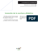 Invención de La Escritura Alfabetica PDF