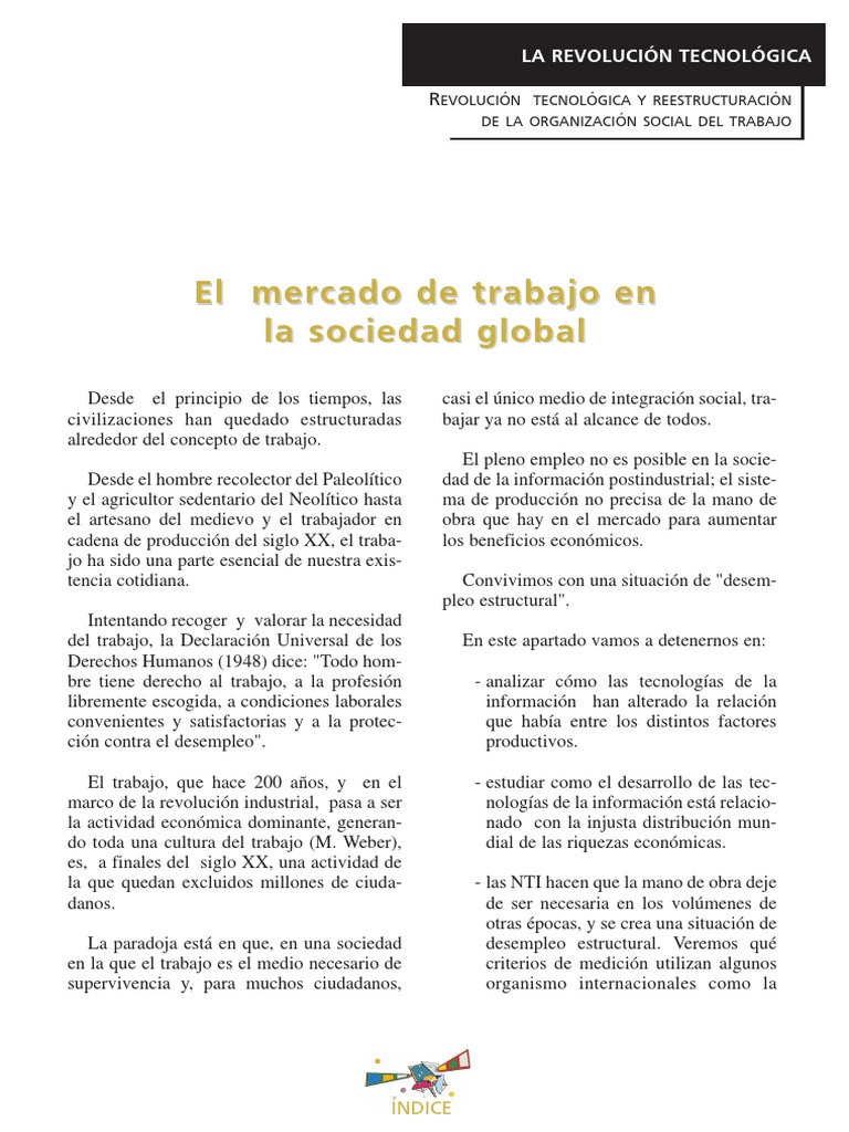 Impacto de la Tecnología en el Trabajo | PDF | Desempleo | Ciencias ...