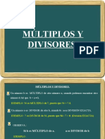 Múltiplos Y Divisores