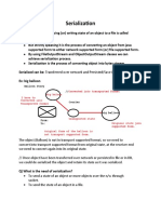 Serialization