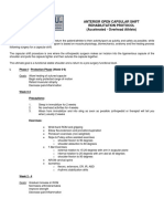 Anterior Open Capsular Shift Rehabilitation Protocol (Accelerated - Overhead Athlete)