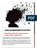 Regolamento Celafaremoartcontest