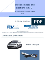2018 - Pitsch - Lecture1 Combustion and CFD PDF