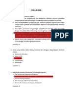 Tugas 3 SOAL EVALUASI BAB I