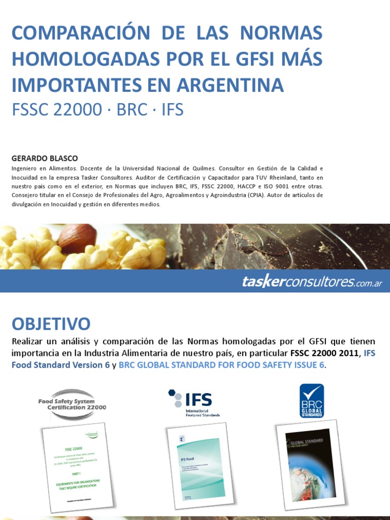 Normas GFSI | PDF | Análisis de Riesgo y Puntos Críticos de Control ...