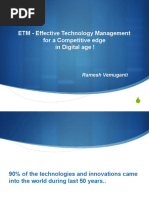 ETM - Effective Technology Management For A Competitive Edge in Digital Age !